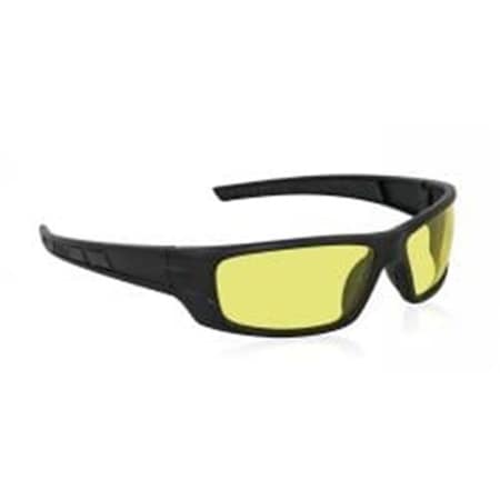 Sas Safety SAS Safety SAS-5510-03 VX9 Safety Glasses with Yellow Lens; Black SAS-5510-03